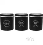 3 Tea , coffee , Sugar container set