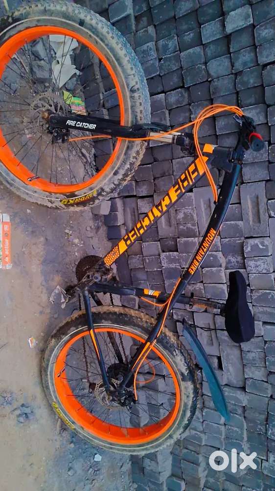 Fat bike orange colour urgent sell* fixed price