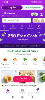 Zepto delivery job