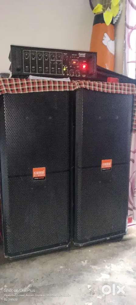 Lord 2 pc Box 1 pc 350 amplifier 6 chennal mixer 1 mic