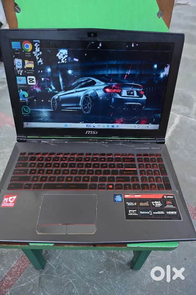 MSI GV62 8RD Gaming Beast– i5 8th Gen, 8GB DDR4 RAM, SSD 256GB,₹20,000