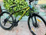 Cycle black mate colour with green marking