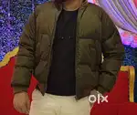 Olive green Bomber jacket for men