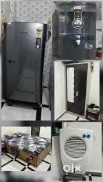 Voltas Fridge, 2 storage bed, 1 cupboard, Bajaj cooler & Water filter
