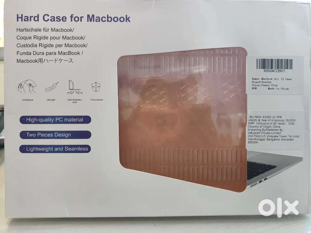 Macbook air 13 cover
