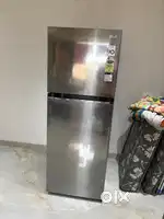 LG frost free double door 332 ltr silver fridge