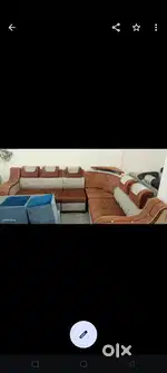 1 year old L sef sofa good condition