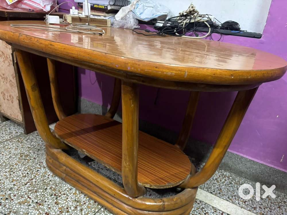 Wood Dining Table with 4 Seater