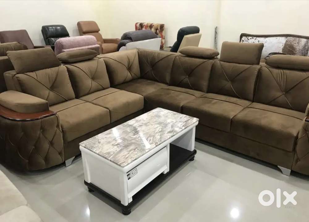 MANUFACTURING L TYPE KIT KAT MODEL SOFA AVAILABLE AT ZAM ZAM FURNITURE