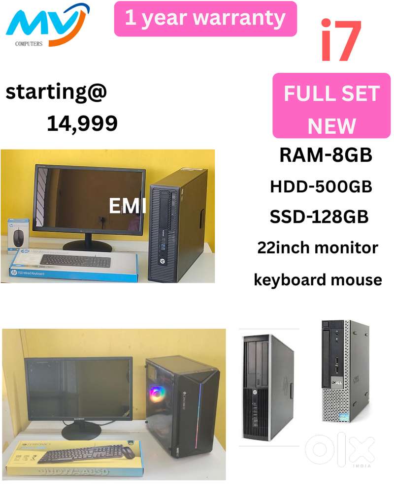 Starting @ 14,999  Cash on home delivery  1- Year Warranty