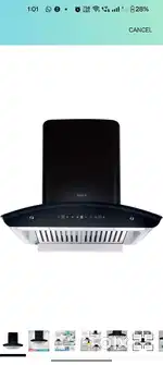 Fully automatic touch screen chimney