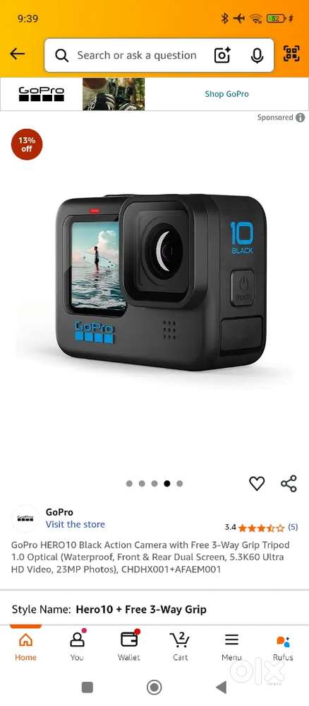 Go pro Hero 10 _ Low price