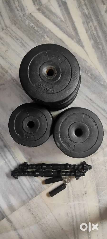 40 Kg - Gym weights and Dumbells