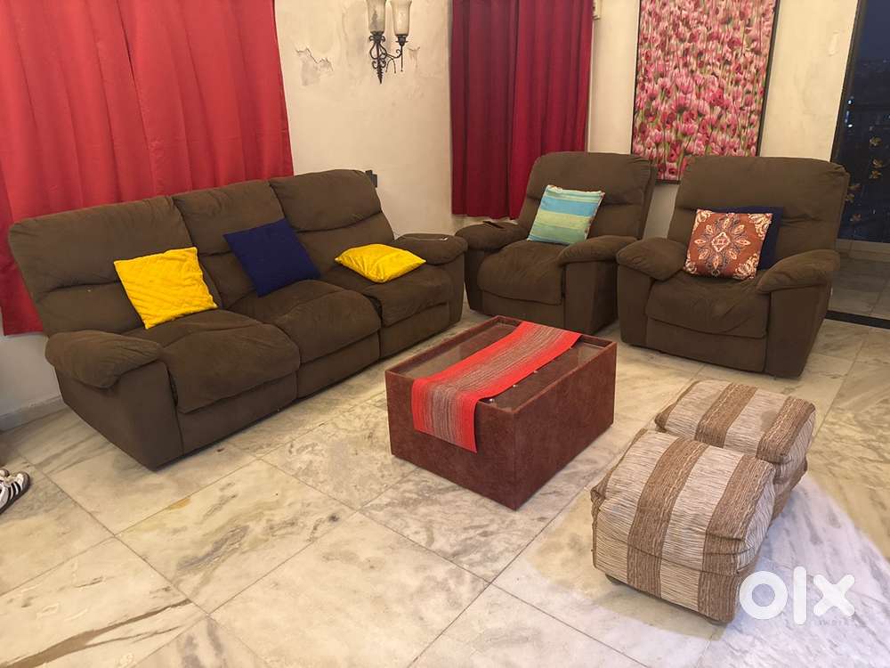 Recliner 5 set sofa with center table