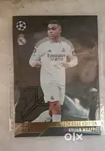 Kylian Mbappe Match attax card 2024/2025 Black edge edition
