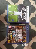 FIFA 25 & GTA 5 Original PS5 / PS4 Discs – Excellent Condition