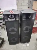 Dj twin tower 10 inch dual woofer 4 inch twetor dual set