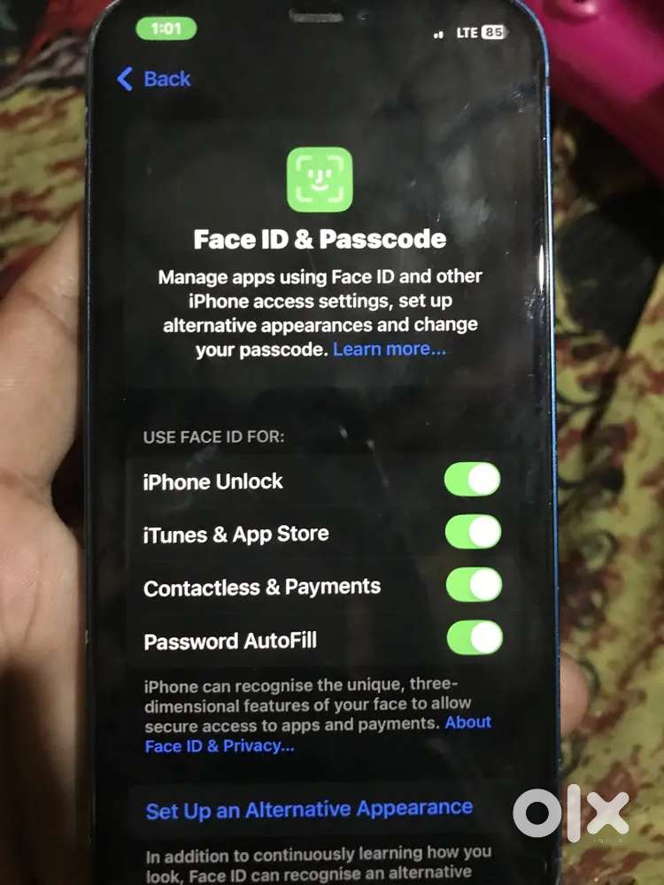 iPhone 12 all ok 64gb face id working