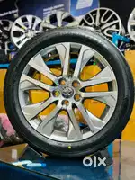 Hycross 18 inch OEM alloy wheels with goodyear tyre set of four
