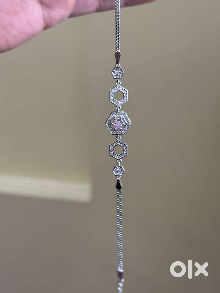 Original 92.5 silver stone bracelet for sale