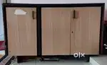 Wooden cupboards