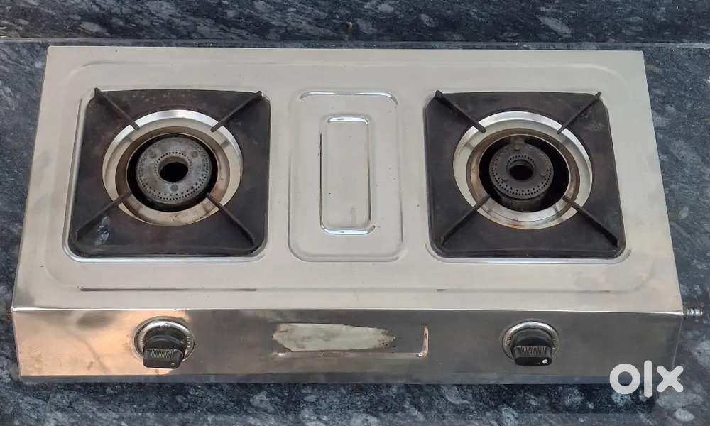 Gas chulha pure steel bilkul new