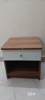 Wooden Bedside table  Color- Teak