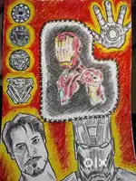 Handmade Art book avengers