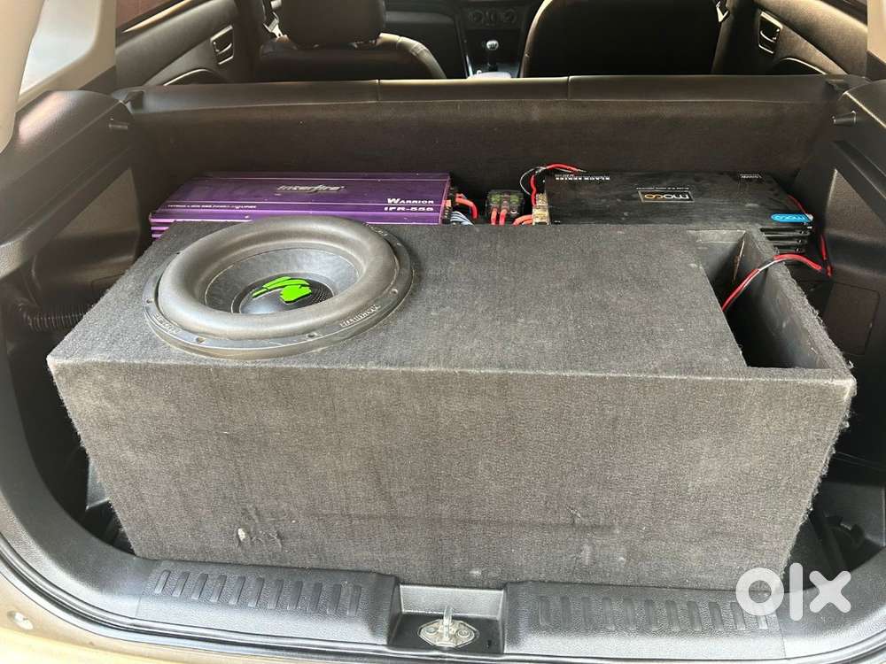 Deaf bonce 12inch 1200rms subwoofer and moco amplifier 1500rms