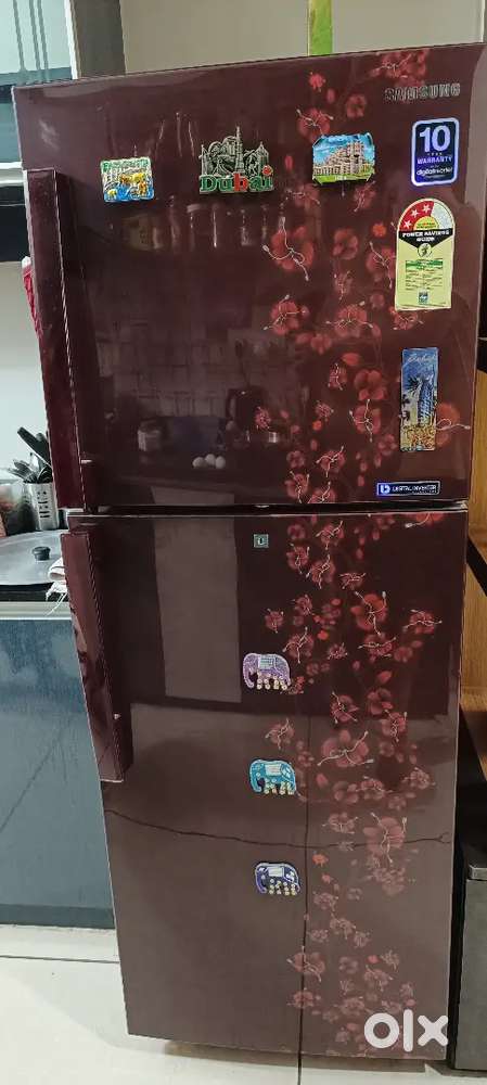 Samsung 253 litre double door refrigerator in excellent condition