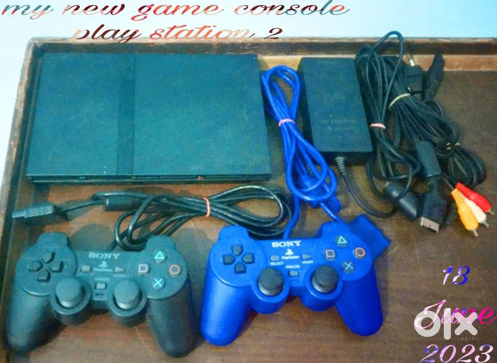 PlayStation 2 with 4 controller and 32 gb pendrive 20+ Games