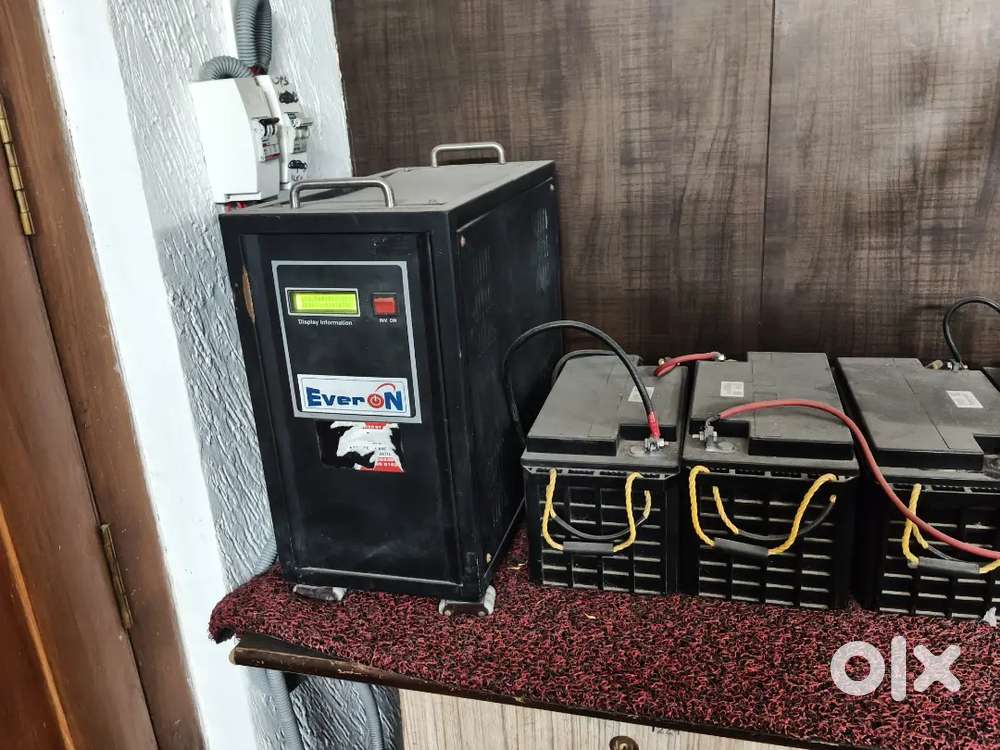 5kva UPS with Invertor and 6 Batteries of 65AH in good condition