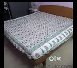 Wooden double bed