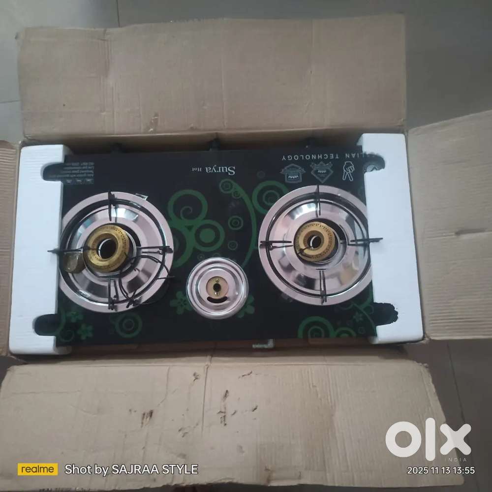 3 and 2 burner gas chulha