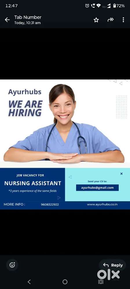 Nursing job
