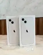 New Box Pack Iphone 13 Starlight white 128 GB