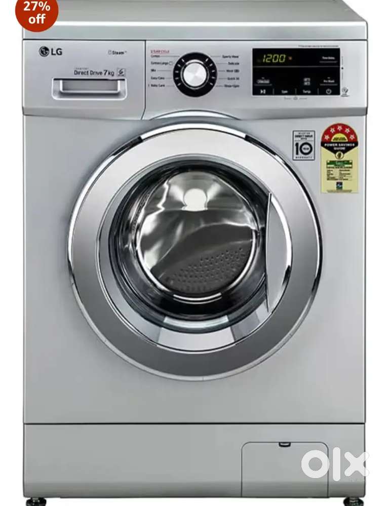 LG 7 Kg Front Loaded Fully Automatic washing machine unused