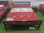 Metal And Wooden Bed For Sale