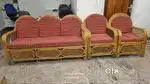 Cane Sofa Set