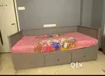 Foldable Day bed Ikea 1 year old only.