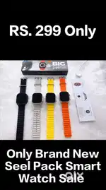 ONLY BRAND NEW SEEL PACK ALL TYPES SMART WATCH AND MOBILE ACCESSORIES