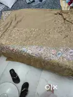 Embroidery saree pure georgette