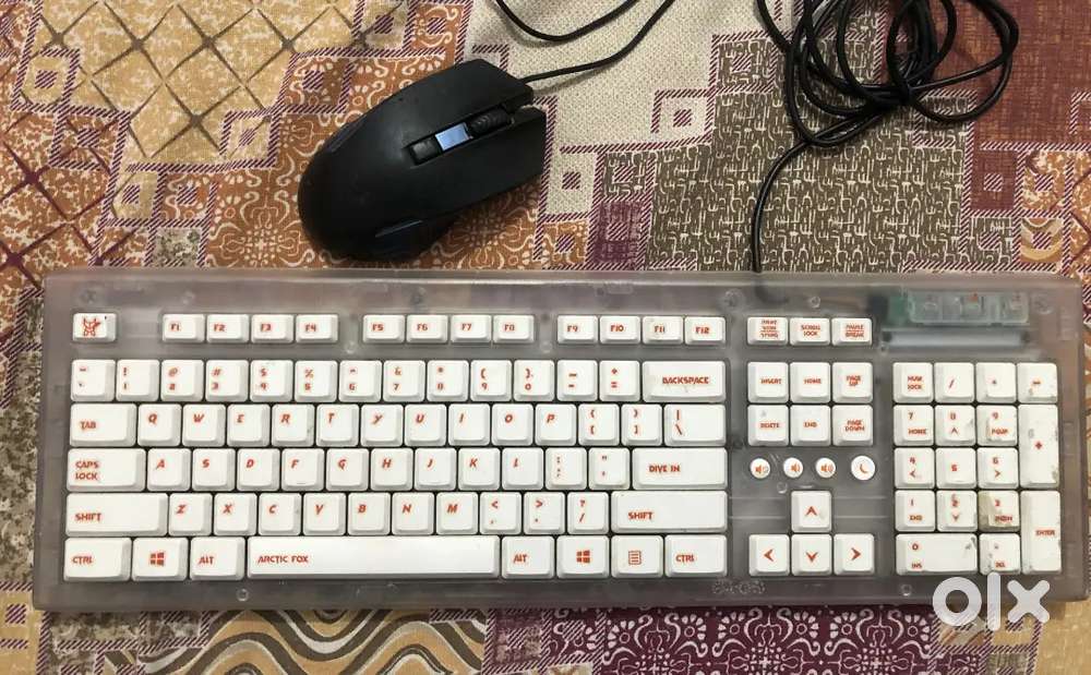 Non-RGB Gaming Keyboard + RGB Lighting Wired Gaming Mouse – Full Set