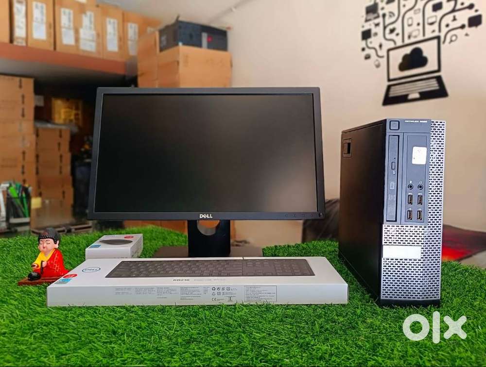 Full Dell PC SET : Dell i3 Cpu + Dell 18.5-inch Screen + Dell New KbMs