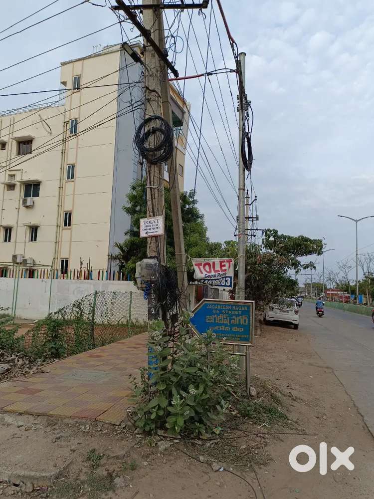 Flat for rent in jagadesh nagar petrol bunk back side