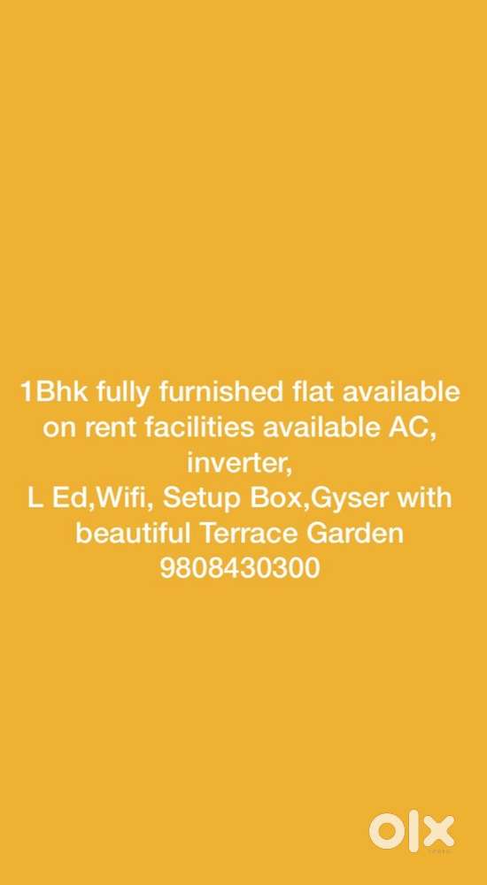 Fully furnished and well maintained