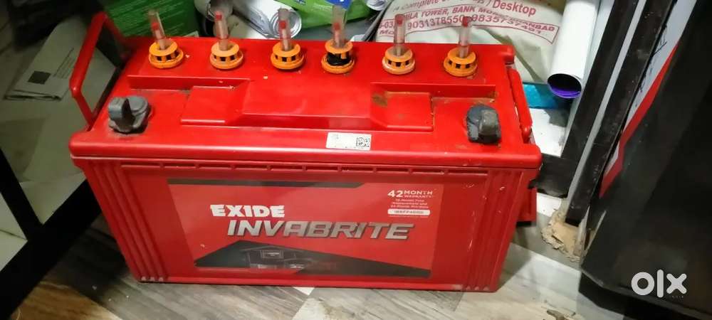 Exide invabrite 100 A H inverter battery