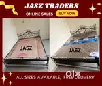 Black iron steel cot hostel cot bed foam mattress available
