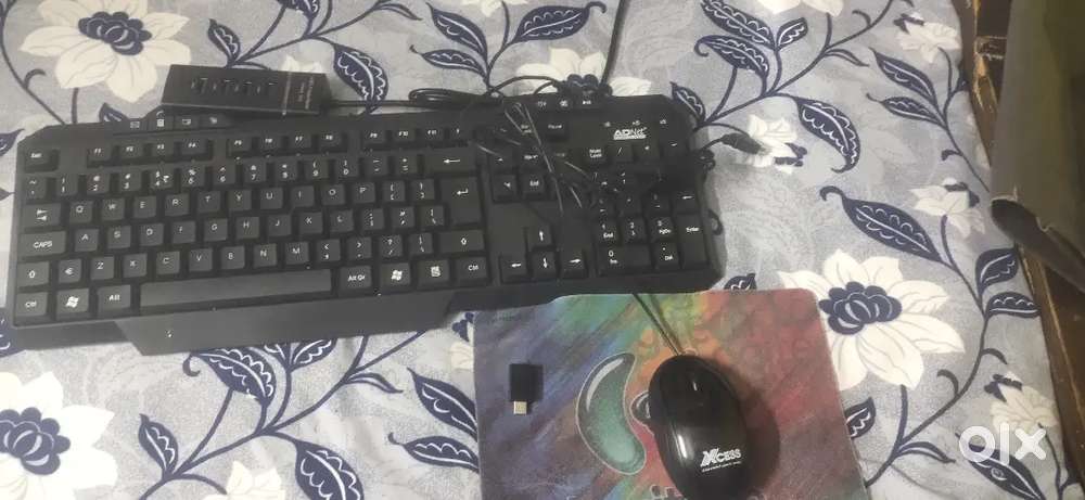 Keyboard, Mouse, OTG & USB Combo - Good Condition (₹600)