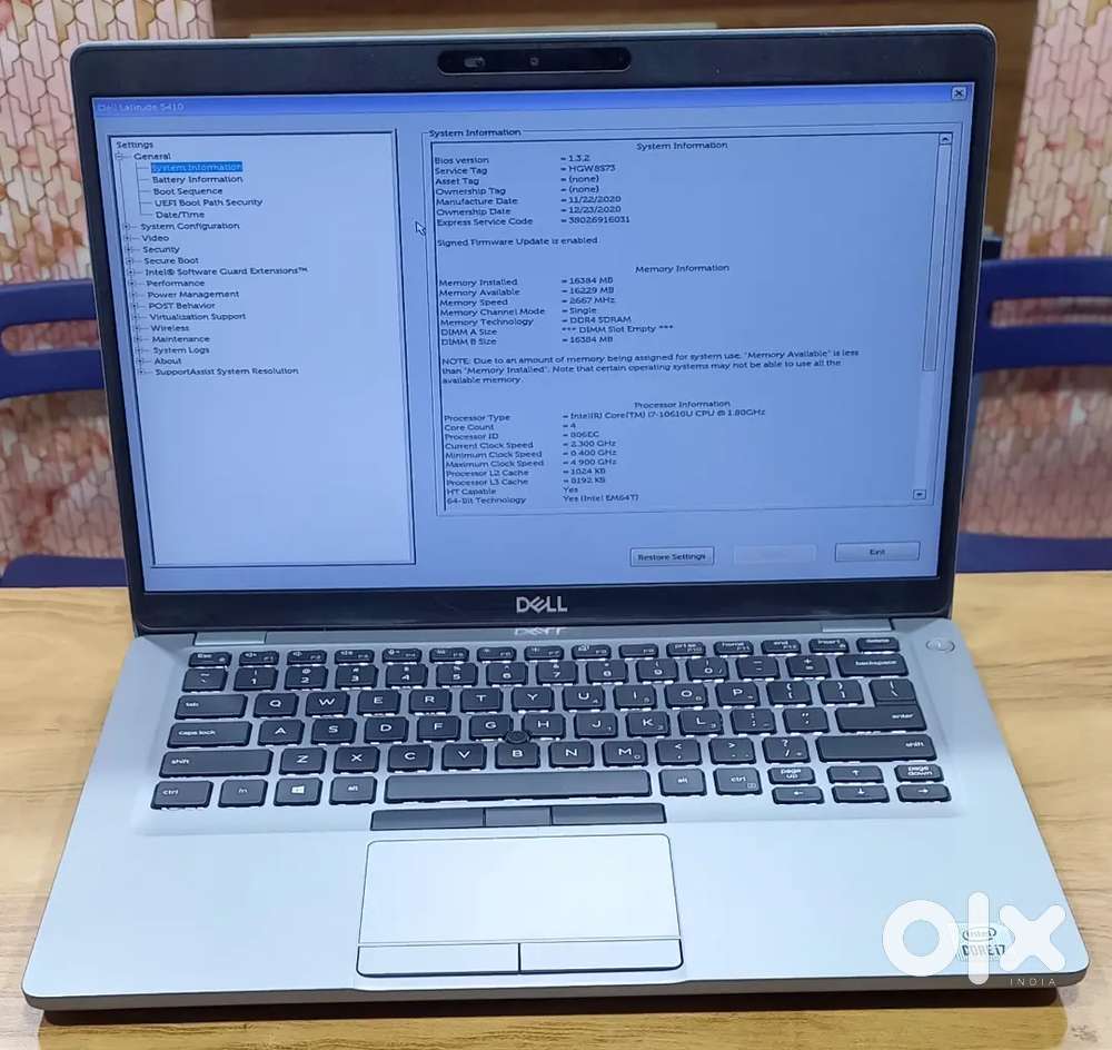 Dell Latitude 5410 i7 10th generation